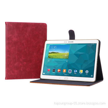 PU Leather Case for Samsung Galaxy Tab S T700, Crazy Horse Pattern, with Card Slots
